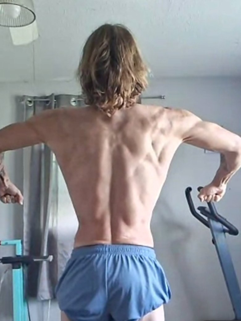 Brandon rear relaxed, before
