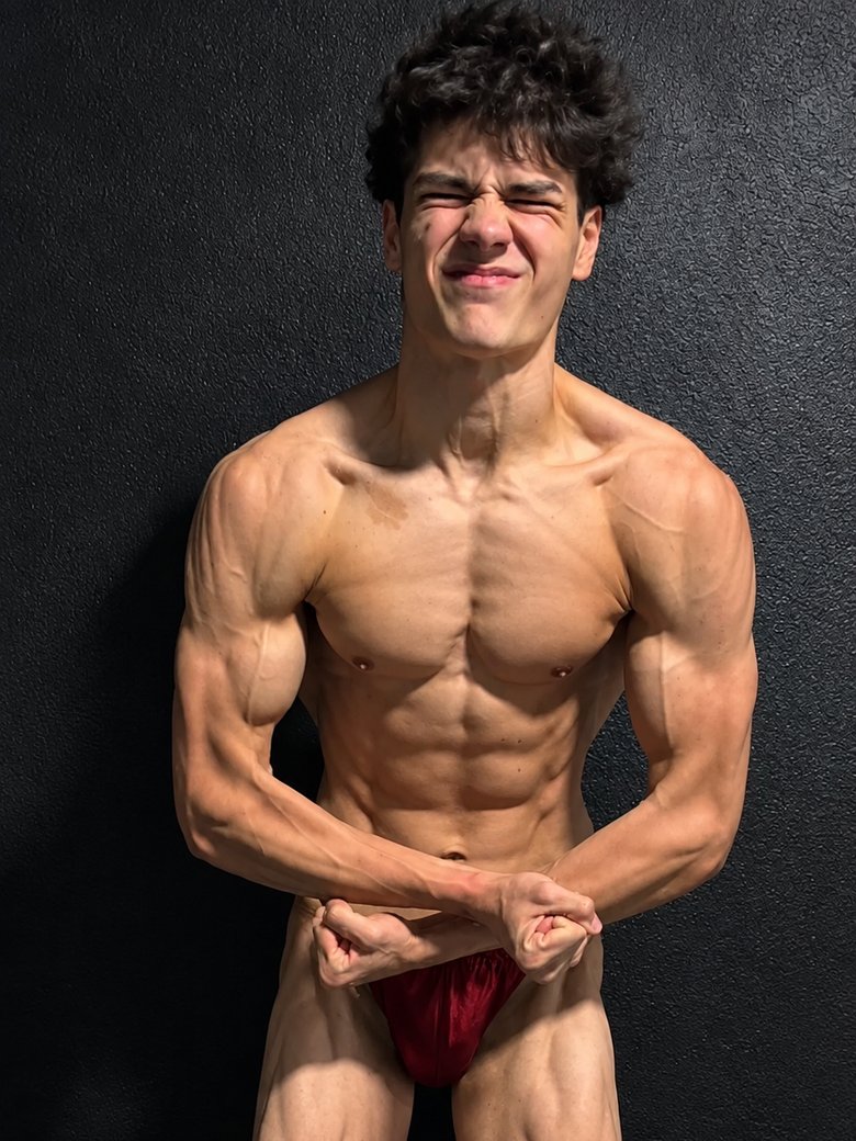Logan front pose, after