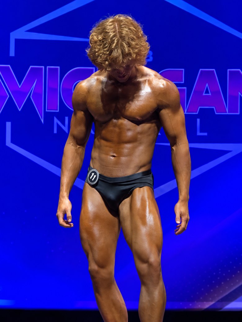 Trenton Laskey on stage, September 2024